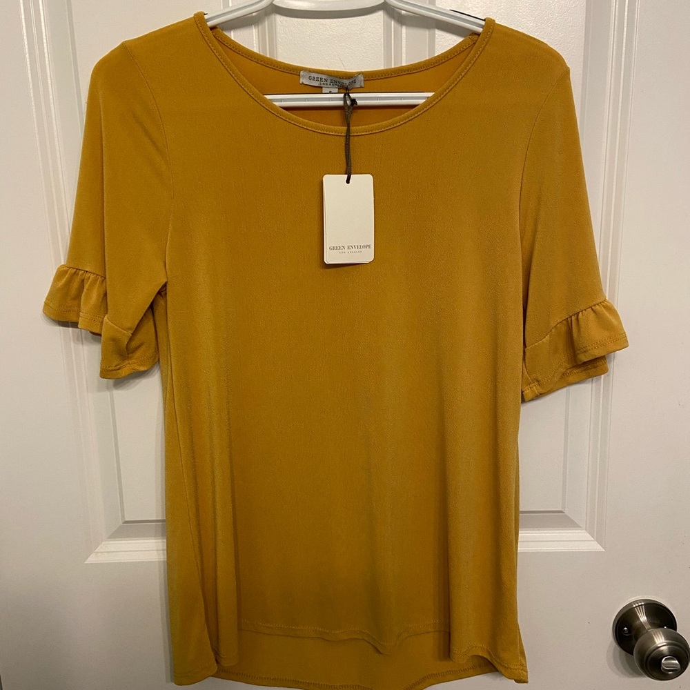 NEW Mustard Yellow Top